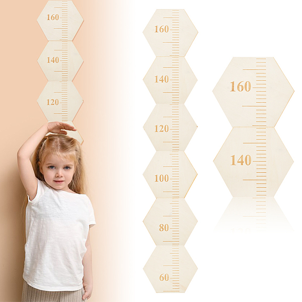 Hexagon Wood Measur… - image