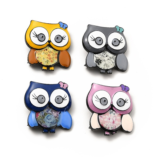 

PandaHall Owl Enamel Pin, Electrophoresis Black Alloy Badge for Backpack Clothes, Cadmium Free & Lead Free, Mixed Color, 40.5x37x7mm, Pin..., Multicolor