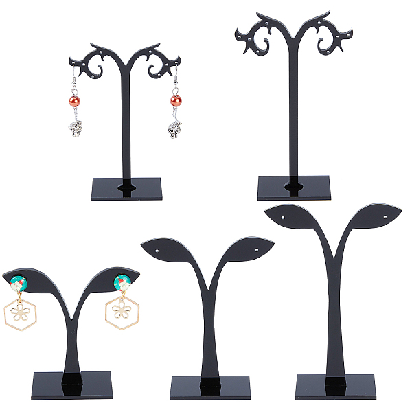 

PandaHall 4Sets 2 Style Acrylic Jewelry Display Stands, for Display Stands, Easels, Picture Frame Stand Holder, Mixed Color, 2sets/style..., Multicolor