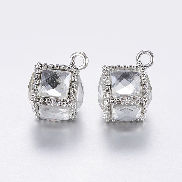 Alloy Glass Pendants - image