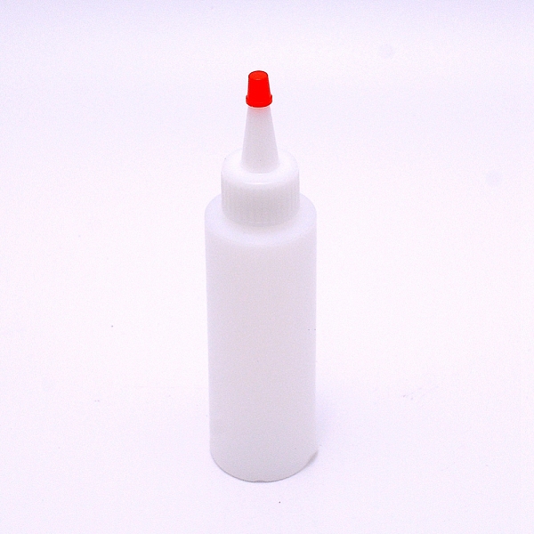 PandaHall PE Plastic Squeeze Bottle, with Cover, Liqiud Bottle, Column, White, 38x160mm, Capacity: 100ml(3.38 fl. oz) Plastic White