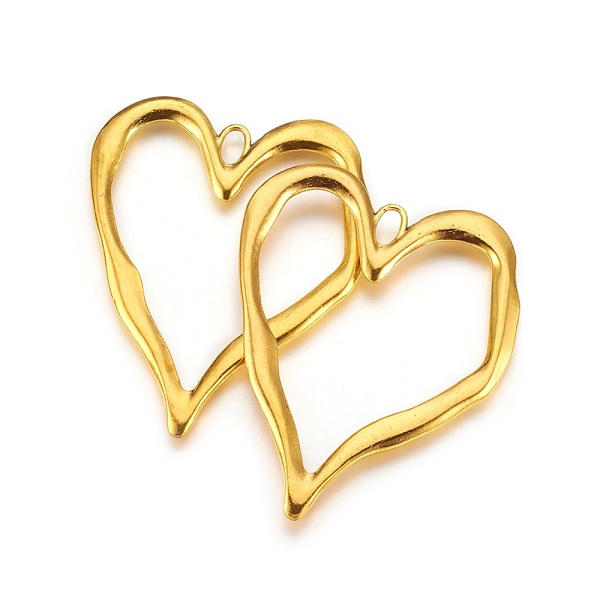 

PandaHall Tibetan Style Alloy Big Pendants, Cadmium Free & Nickel Free & Lead Free, Heart, Antique Golden, 90x71x3mm, Hole: 10x5mm Alloy...