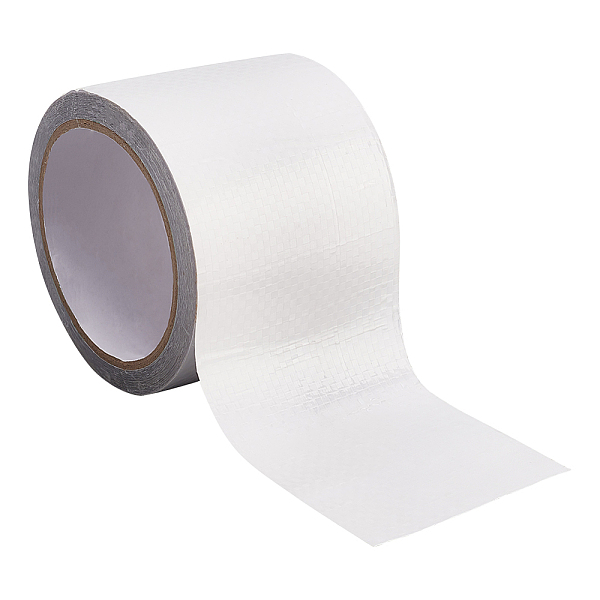 

PandaHall PE Fiber Adhesive Tapes, Repair Tape, for Truck Tarpaulin Repair, Clear, 80x0.2mm, about 24m/roll Plastic Flat Clear