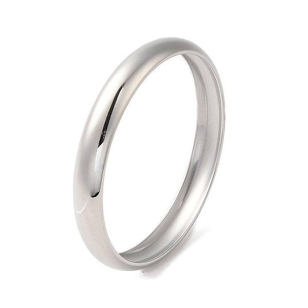 

PandaHall 304 Stainless Steel Plain Bangles, Stainless Steel Color, Wide: 10mm, Inner Diameter: 2-1/2 inch(6.35cm) 304 Stainless Steel
