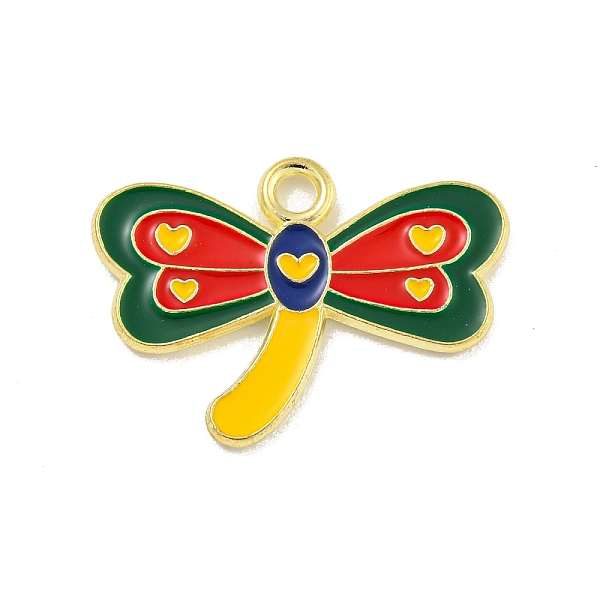 

PandaHall Alloy Enamel Pendants, Golden, Dragonfly Charm, Red, 19x25x1mm, Hole: 2mm Alloy+Enamel Dragonfly Red