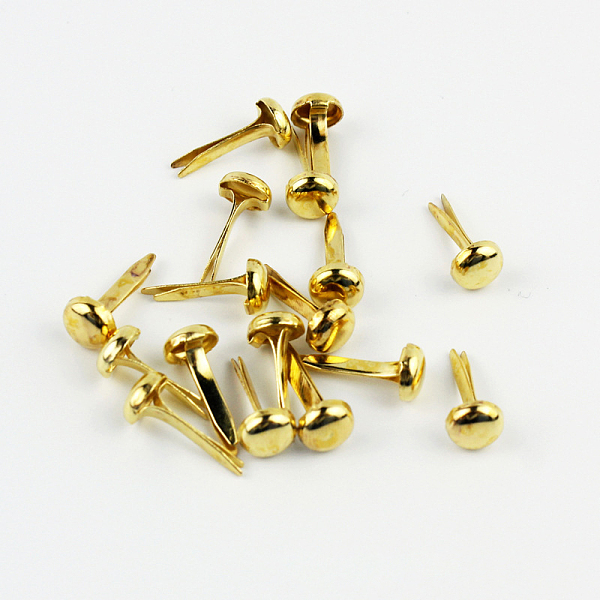 

PandaHall Iron Fasteners Brads, for Scrapbooking, Photo Album, Embellishment Wedding Supplies, Children Puppy Dolls Decoration, Paper Cards...