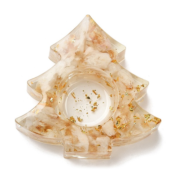 Natural Citrine & Resin Candle Holder Molds