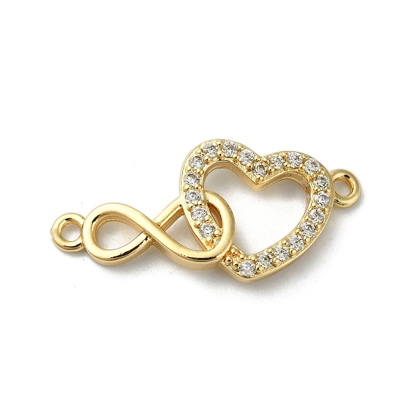 

PandaHall Rack Plating Brass Micro Pave Clear Cubic Zirconia Pendants, Long-Lasting Plated, Lead Free & Cadmium Free, Heart Shape, Real 18K...