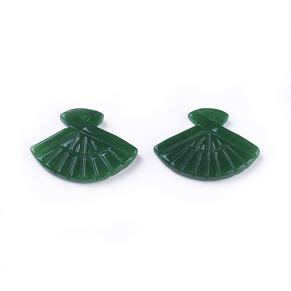 Geschnitzte Natürliche Myanmar Jade / Burmesische Jade Anhänger