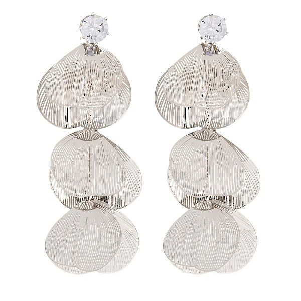 Alloy Leaf Stud Ear… - image
