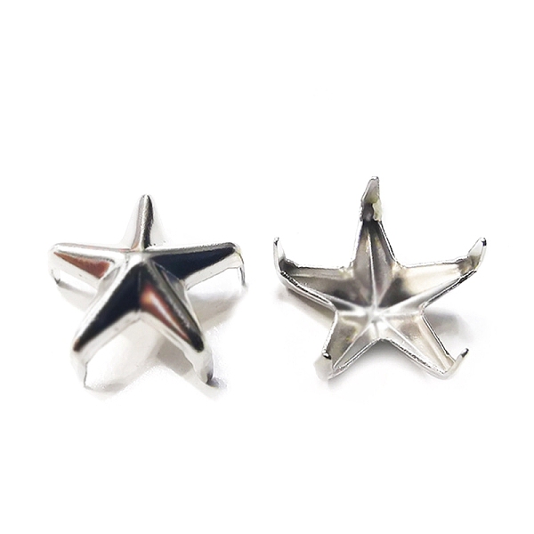 

PandaHall Alloy Bag Decorative Clasps, Star, Platinum, 10x10mm Alloy Star