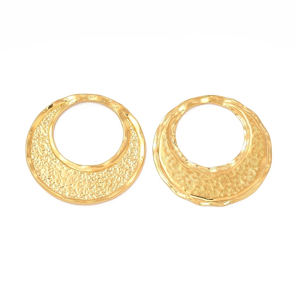 

PandaHall Ion Plating(IP) 304 Stainless Steel Pendants, Round Ring, Real 18K Gold Plated, 30x2mm, Hole: 17.5mm 304 Stainless Steel Ring