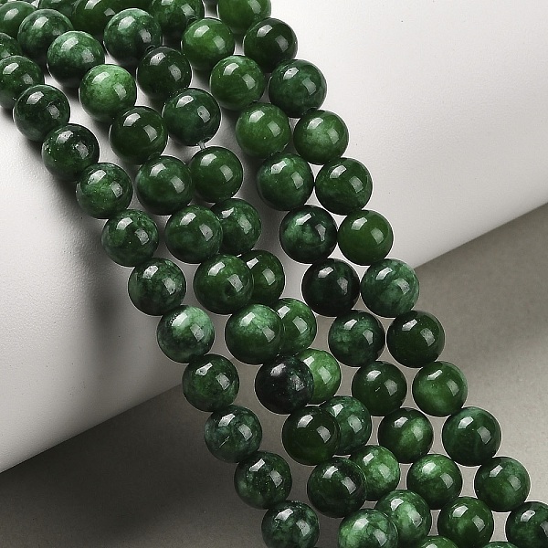 Natürliche Malaysia Jade Perlen Stränge-image-G-A146-6mm-B04-de