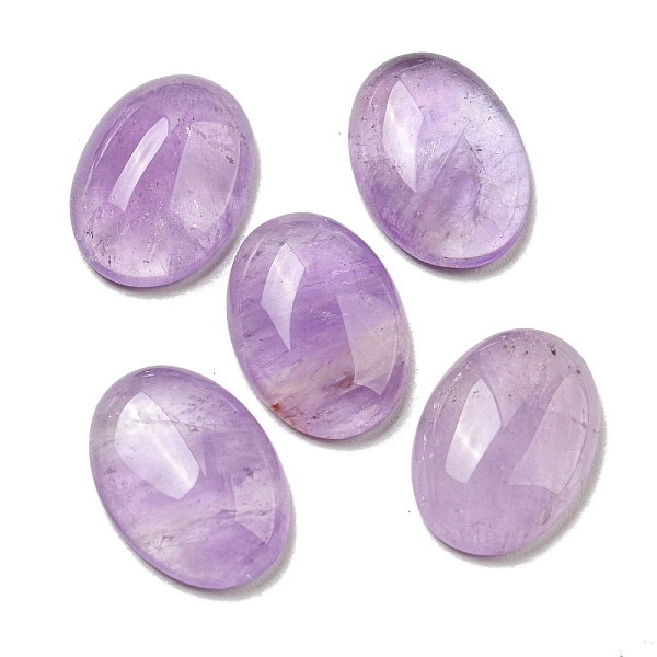 

PandaHall Natural Amethyst Cabochons, Oval, 18x13x5~5.5mm Amethyst Oval
