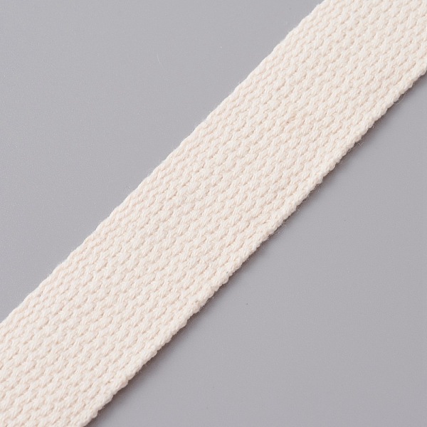 

PandaHall Flat Polyester Cord/Band, Webbing Garment Sewing Accessories, Bisque, 25mm, about 5yard/roll Polyester Orange