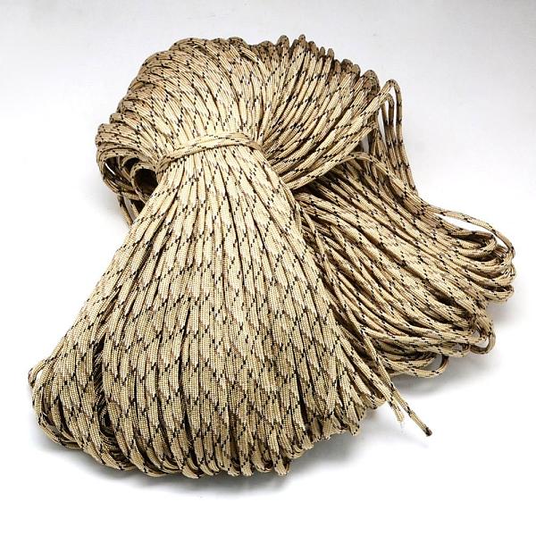 

PandaHall 7 Inner Cores Polyester & Spandex Cord Ropes, for Rope Bracelets Making, BurlyWood, 4mm, about 109.36 yards(100m)/bundle..., Orange
