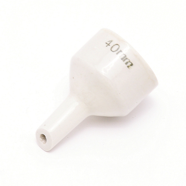 

PandaHall Porcelain Buchner Filter Funnel, for Laboratory, Floral White, 6x3.85cm, Inner Diameter: 3.3cm Porcelain