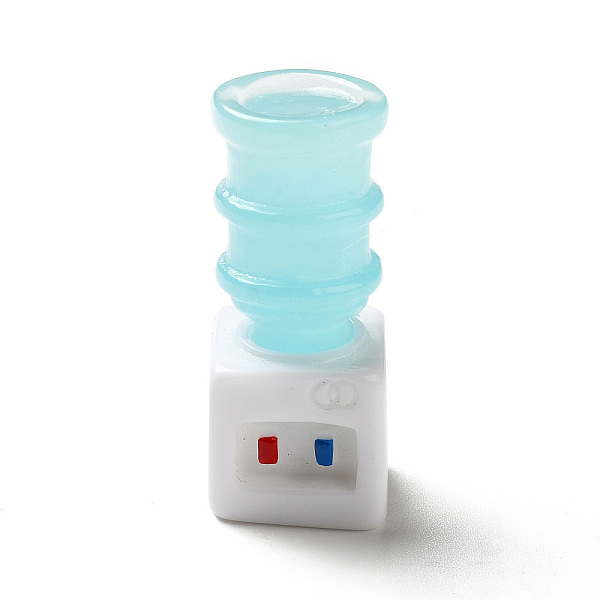 

PandaHall Opaque Resin Appliances Cabochons, Water Dispenser, Pale Turquoise, 30.5x13x13mm Resin Furniture & Appliances
