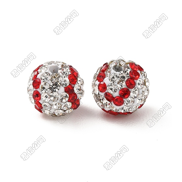Perles de strass en pâte polymère manuelles