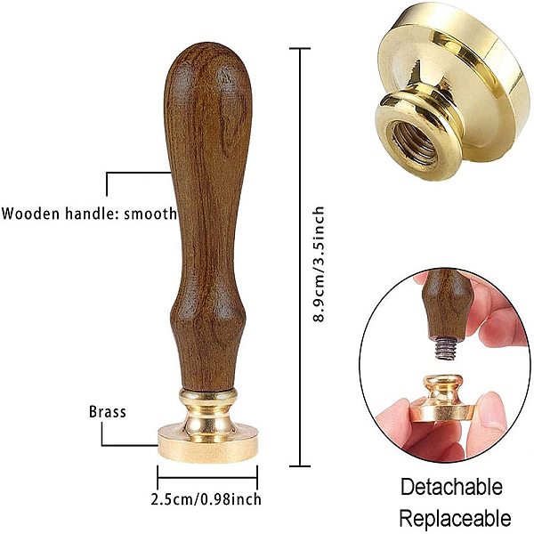 

PandaHall DIY Wood Wax Seal Stamp, Bird Pattern, 83x22mm, Head: 7.5mm, Stamps: 25x14.5mm Wood Bird
