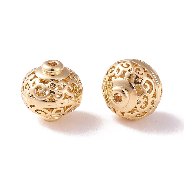 

PandaHall Brass Hollow Beads, Lantern, Golden, 9x9.5mm, Hole: 1.2mm Brass Lantern