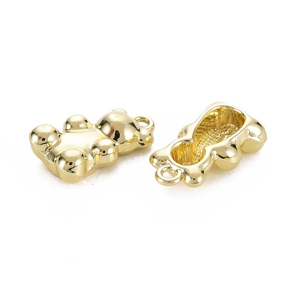 

PandaHall Rack Plating Alloy Pendants, Cadmium Free & Lead Free, Bear, Light Gold, 17.5x9.5x5mm, Hole: 1.4mm Alloy Bear
