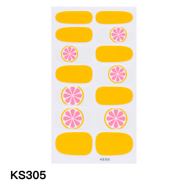 

PandaHall Nail Art Stickers Decals Full-Cover Designs, Colorful Polka Dot Flowers Tartan Pattern Nail Strip, for Women Girls Nail Tips...