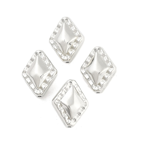 

PandaHall CCB Plastic Beads, Rhombus, Platinum, 18.5x14x9mm, Hole: 1.2mm, about 610pcs/500g Plastic Rhombus