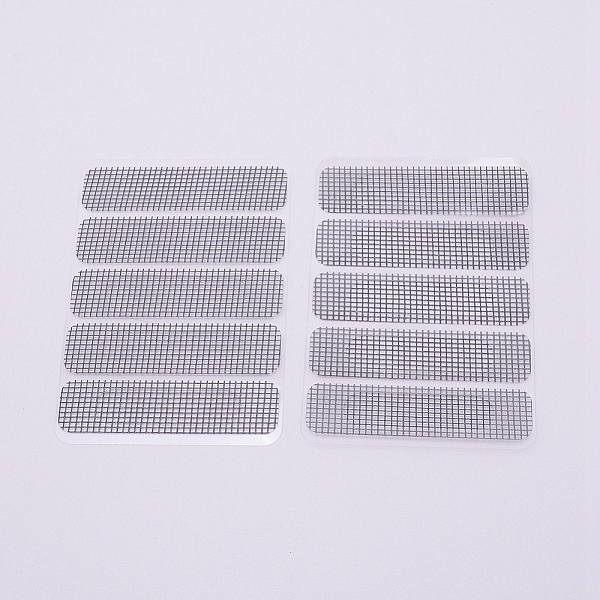

PandaHall Glass Fiber Net, Sewer Net, Rectangle, Gray, 89x62x0.2mm Fibre Gray