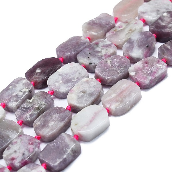 

PandaHall Natural Cherry Blossom Tourmaline Beads Strands, Rectangle, 15~17x10~13x5~7mm, Hole: 1mm, about 22pcs/strand, 15.94 inch(40.5cm)...