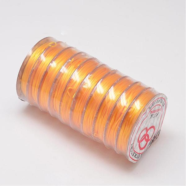 

PandaHall Flat Elastic Crystal String, Elastic Beading Thread, for Stretch Bracelet Making, Orange, 0.8mm, about 10.93 yards(10m)/roll...