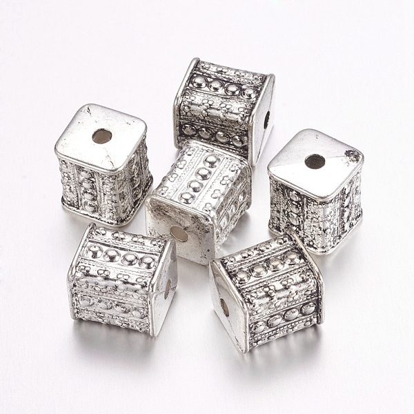 

PandaHall CCB Plastic Beads, Cuboid, Antique Silver, 15.5x13.5x13.5mm, Hole: 3mm Plastic Cuboid