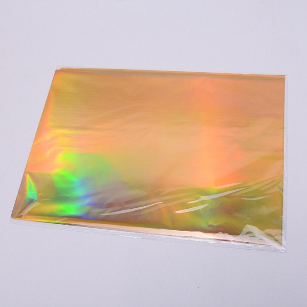 

PandaHall A4 Hot Foil Stamping Paper, Goldenrod, 29x20~21cm, 50 sheets/bag Plastic Gold