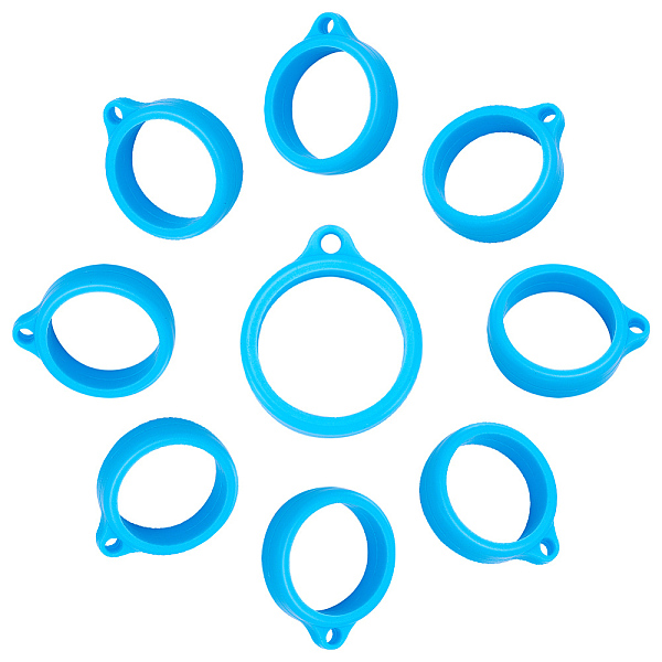 60Pcs Silicone Pend… - image