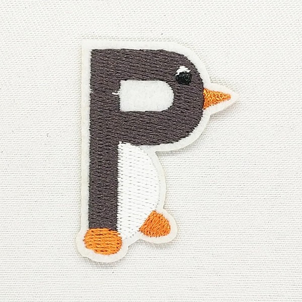 

PandaHall Computerized Embroidery Cloth Iron on/Sew on Patches, Costume Accessories, Appliques, Letter, Coconut Brown, Letter.P, 50x35mm...