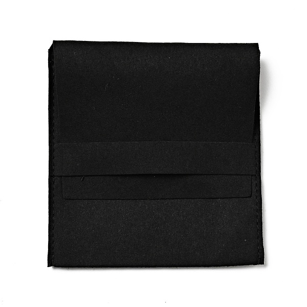 

PandaHall Microfiber Jewelry Pouches, Foldable Gift Bags, for Ring Necklace Earring Bracelet Jewelry, Square, Black, 10.1x9.8x0.3cm...