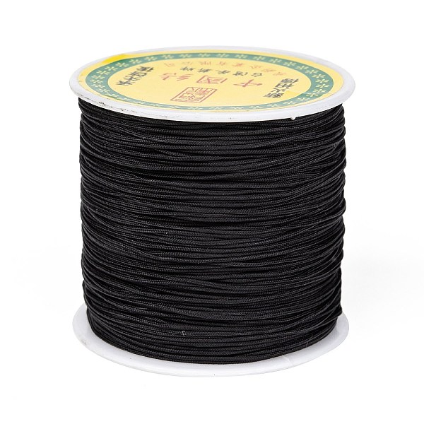 

PandaHall Nylon Thread, Black, 1mm, about 98.42 yards(90m)/roll Nylon Black