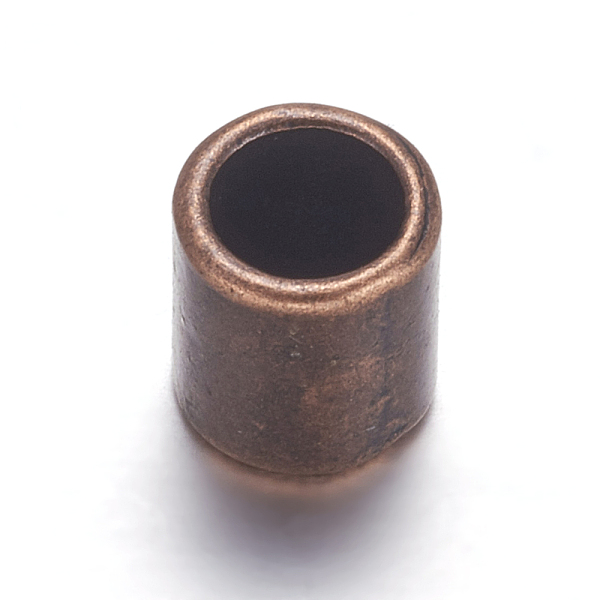 

PandaHall Tibetan Style Alloy Beads, Cadmium Free & Lead Free, Column, Red Copper Color, 9x8mm, Hole: 6mm Alloy Column