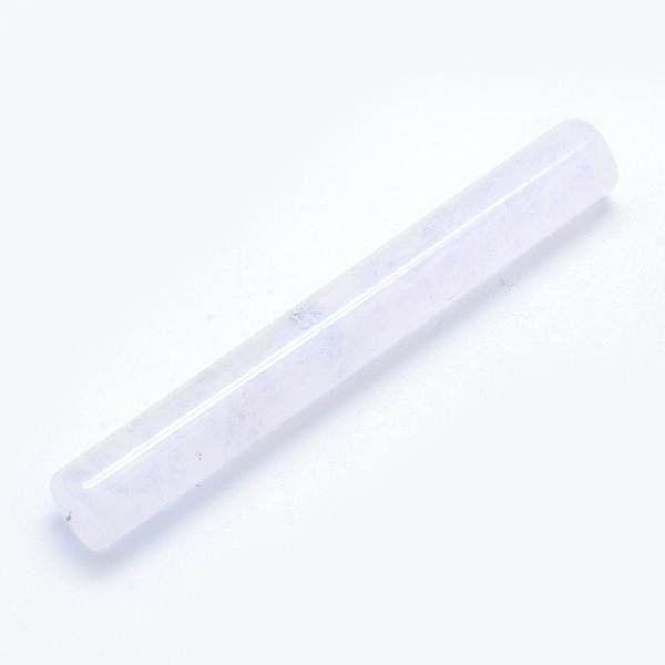 

PandaHall Cherry Quartz Glass Beads, Column, Undrilled/No Hole Beads, 75~76x10mm Cherry Quartz Glass Column