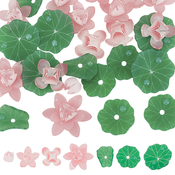 24Pcs 7 Styles Lotu… - image