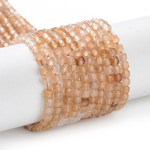 

PandaHall Natural Citrine Beads Strands, Cube, Faceted, Grade AA, 2x2x2mm, Hole: 0.5mm, about 190~199pcs/strand, 15.47''(39.3cm) Citrine...