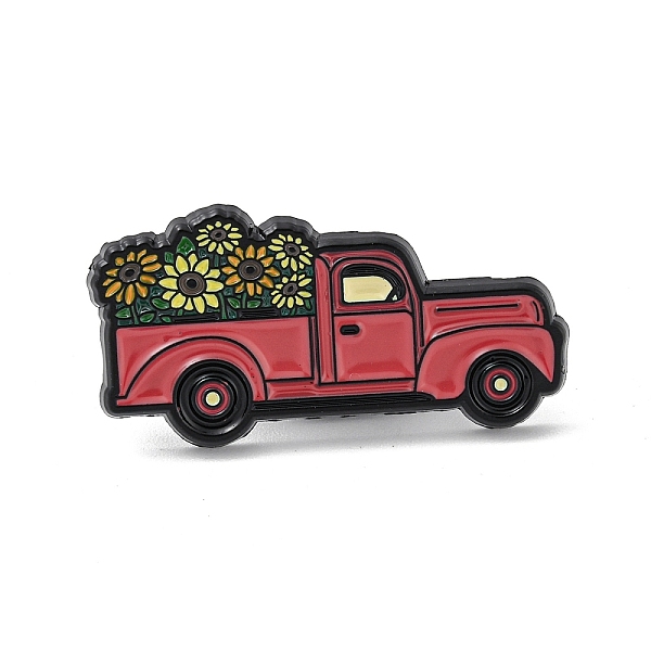 

PandaHall Alloy Enamel Brooch, for Men and Women, Car, 16x31x1.5mm Alloy+Enamel Car Red