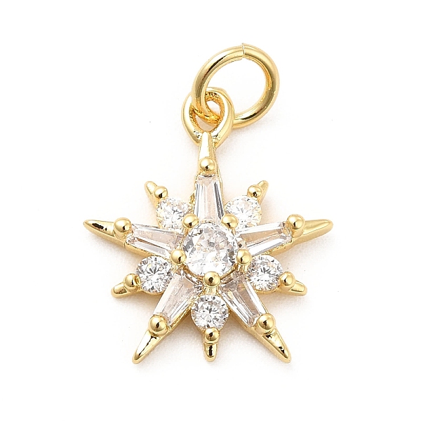 

PandaHall Rack Plating Brass Micro Pave Cubic Zirconia Pendants, Sparkling Star Charm, Long-Lasting Plated, with Jump Rings, Cadmium Free &..., Clear