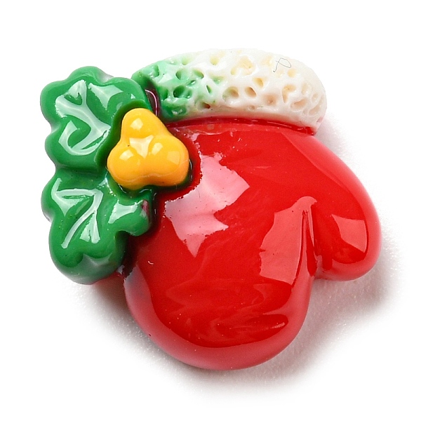 

PandaHall Christmas Opaque Resin Cabochons, Cartoon Cabochons, Gloves, 14.5x13.5x7mm Resin Others