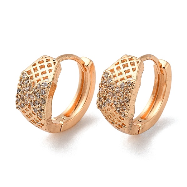 

PandaHall Brass Hoop Earrings with Rhinestone, Butterfly, Light Gold, 15x7.5x16.5mm Rhinestone