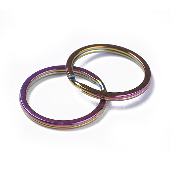 Ion Plating(IP) 304 Stainless Steel Split Key Rings