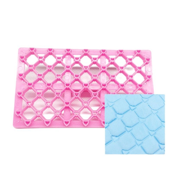 

PandaHall Food Grade Plastic Cookie Printing Moulds, DIY Biscuit Baking Tool, Heart, Pink, 124x74x20mm Plastic Heart Pink