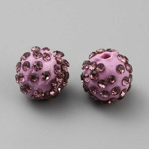 Perles de strass en pâte polymère manuelles