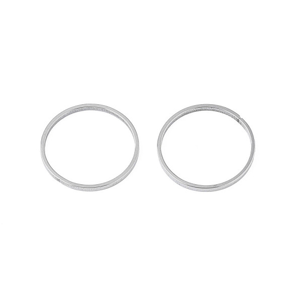 

PandaHall 304 Stainless Steel Linking Ring, Stainless Steel Color, 15.5x1mm, Inner Diameter: 14mm 304 Stainless Steel Ring