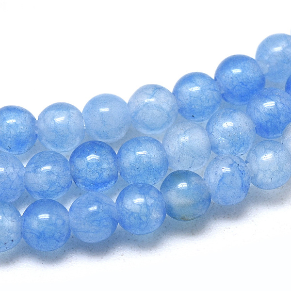 Natürliche weiße Jade perlen Stränge-image-G-S266-3mm-14A-de